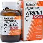 Health Aid Естерифікований вітамін С Вітамін для зміцнення імунної системи, шкіри та антиоксидантної дії 1000 мг 30 х 1 таблетка: ціни та характеристики