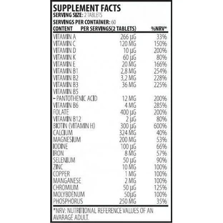 True Nutrition Енергетичний мультивітамін 120 таблеток