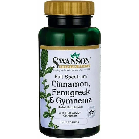 Swanson Full Spectrum Cinnamon, Fenugreek & Gymnema 120 капс: цены и характеристики