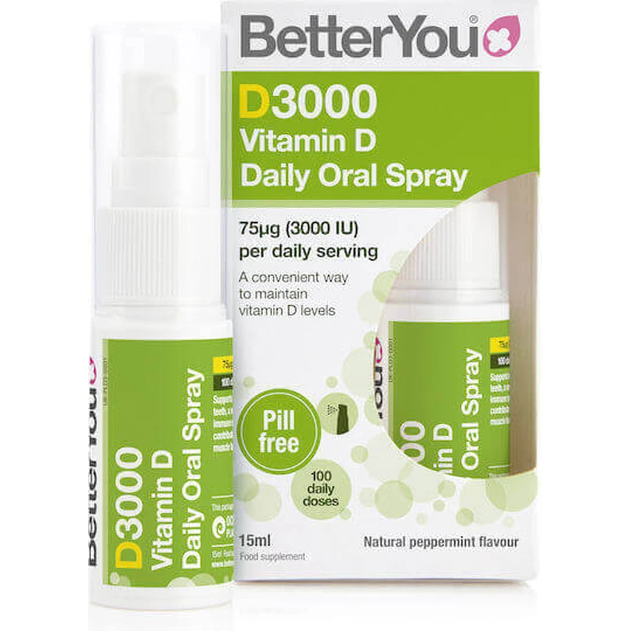 BetterYou DLux DLux 3000iu Daily Vitamin D Immune Support & Egg Health Vitamin 3000iu 15ml: цены и характеристики