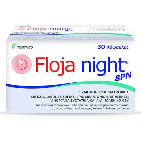 Italfarmaco Floja Night 8PN добавка для сну 30 капс.: ціни та характеристики