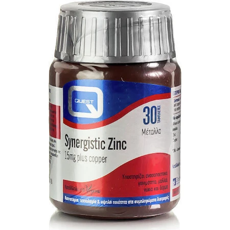 Quest Zinc Synergic With Copper 30 Tablets: цены и характеристики