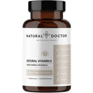 Natural Doctor Витамин Е для кожи и антиоксидантного действия 418iu 60 софтгелей