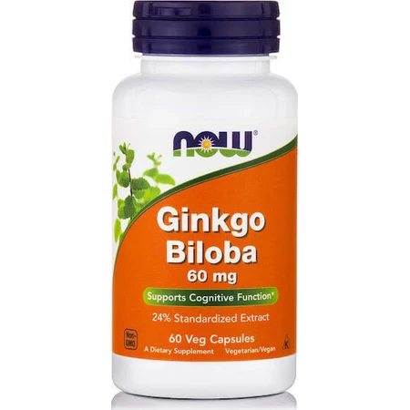 Now Foods Гинкго Билоба 60 растительных капсул: цены и характеристики