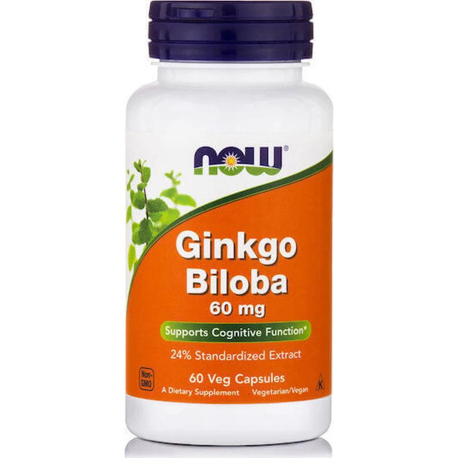 Now Foods Гинкго Билоба 60 растительных капсул: цены и характеристики