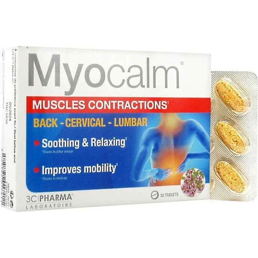 3C Pharma Myocalm Joint Health Supplement 30 табл.: цены и характеристики