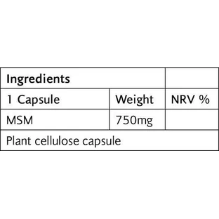 Viridian MSM Joint & Bone Health Supplement 90 caps