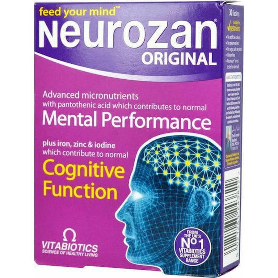 Vitabiotics Neurozan Original Memory Supplement 30 табл.: цены и характеристики