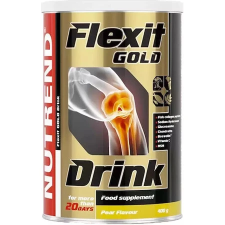 Nutrend Flexit Gold Drink Joint & Bone Health Supplement 400gr 20 порций Apple: цены и характеристики
