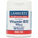 Lamberts Vitamin B12 Вітамін для здоров'я нервів 100мкг 100 таблеток: ціни та характеристики