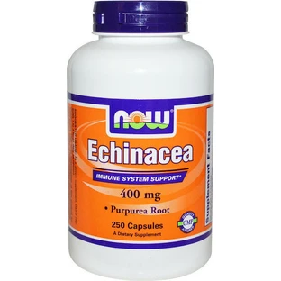 Now Foods Корень эхинацеи 400 мг 100 растительных капсул