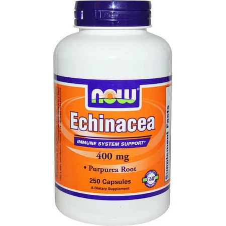 Now Foods Корень эхинацеи 400 мг 100 растительных капсул: цены и характеристики