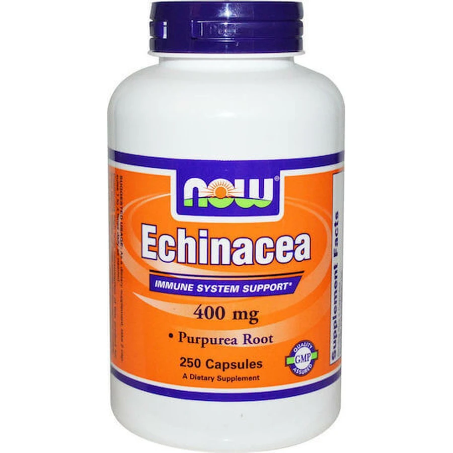 Now Foods Корень эхинацеи 400 мг 100 растительных капсул: цены и характеристики