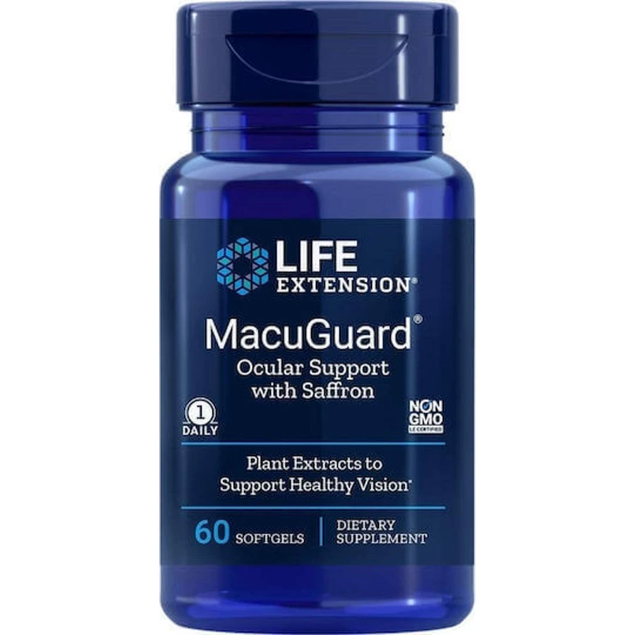 Продовження життя MacuGuard MacuGuard Спеціальна дієтична добавка для підтримки зору 60 м'яких гелів: ціни та характеристики