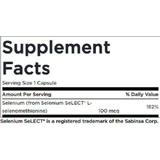 Swanson Selenium L-Selenomethionine 200 капсул