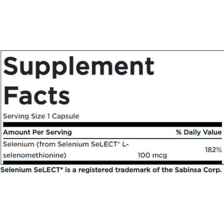 Swanson Selenium L-Selenomethionine 200 капсул: цены и характеристики