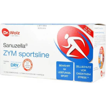 Спеціальна дієтична добавка Dr Wolz Sanuzella Sanuzella Zym Sportsline 14 x 1 мл: ціни та характеристики
