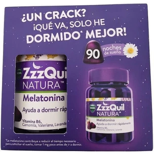 ZzzQuil Natura Melatonin Sleep Supplement 90 tabs