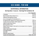 Applied Nutrition Sex Bomb Male Libido Enhancer Libido & Testosterone Boosting Supplement 120 caps