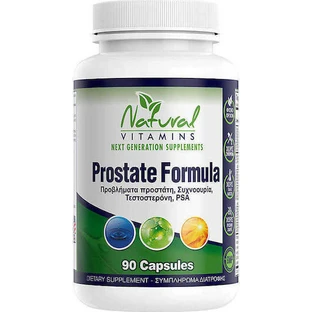 Natural Vitamins Prostate Formula Testosterone Boosting Supplement 90 caps