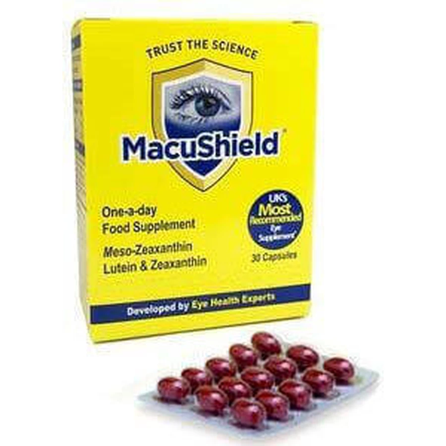 Спеціальна харчова добавка для здоров'я очей Macushield 30 капс.: ціни та характеристики