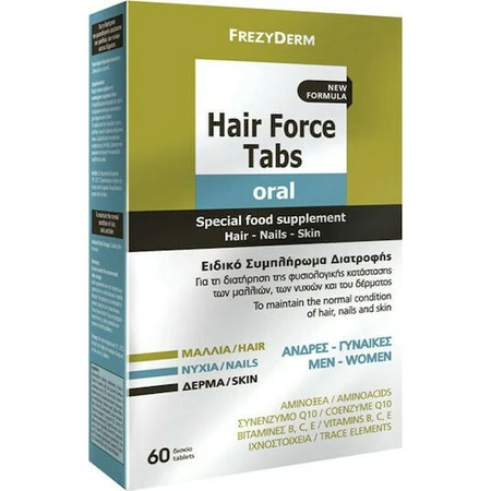 Frezyderm Hair Force Tabs Специальная пищевая добавка 60 таблеток: цены и характеристики
