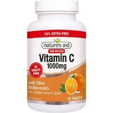 Natures Aid Vitamin C Time Release Vitamin for Immune Boosting, Skin & Antioxidant Action 1000mg 120 Tablets
