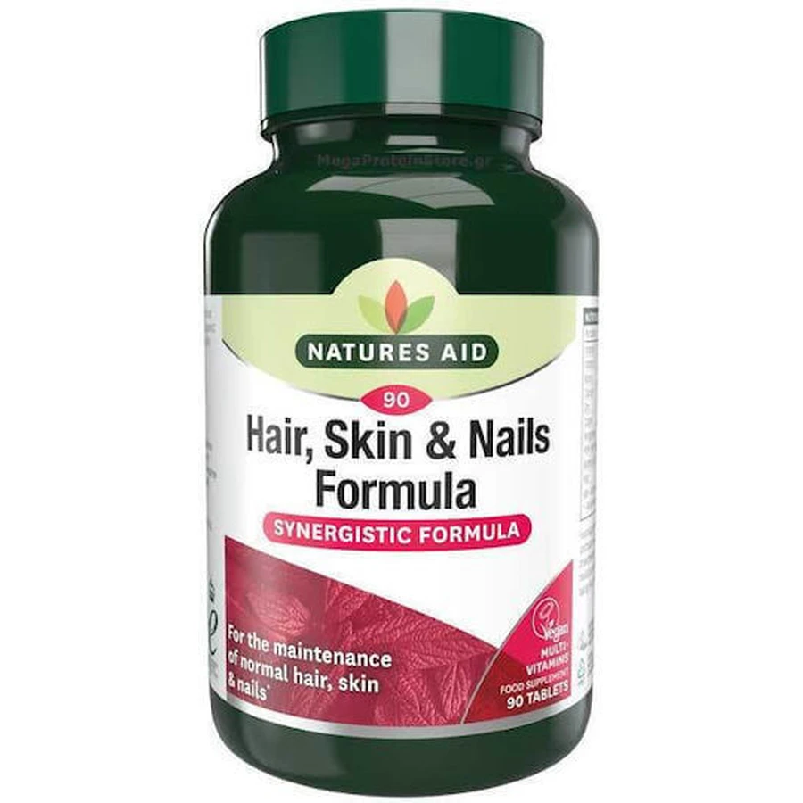 Natures Aid Hair Skin and Nails Formula Food Supplement Special Special 90 табл.: цены и характеристики