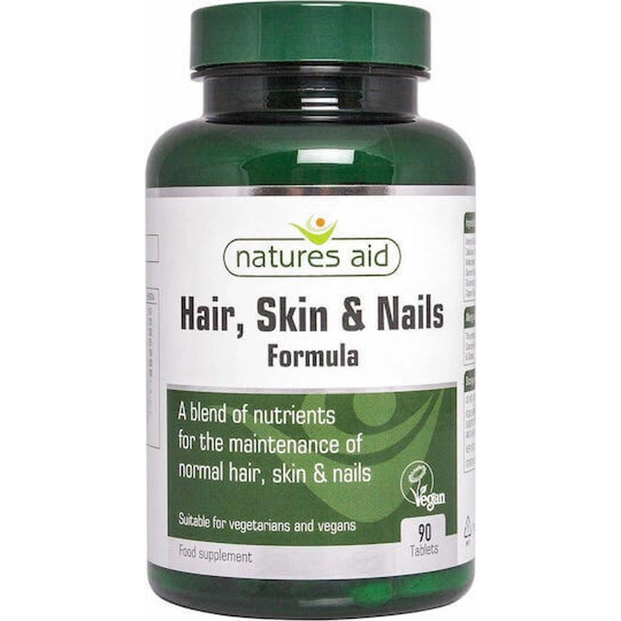 Natures Aid Hair Skin and Nails Formula Food Supplement Special Special 90 табл.: цены и характеристики