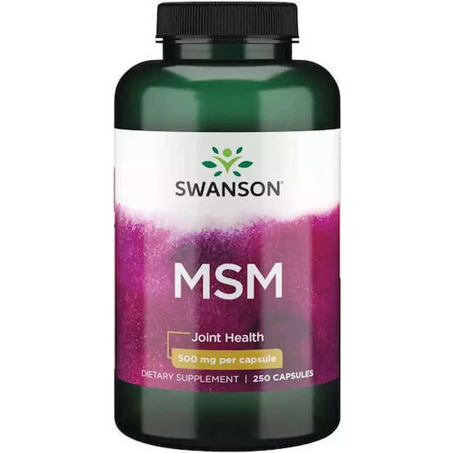 Swanson MSM 500 мг Добавка для здоровья суставов и костей 250 капс: цены и характеристики