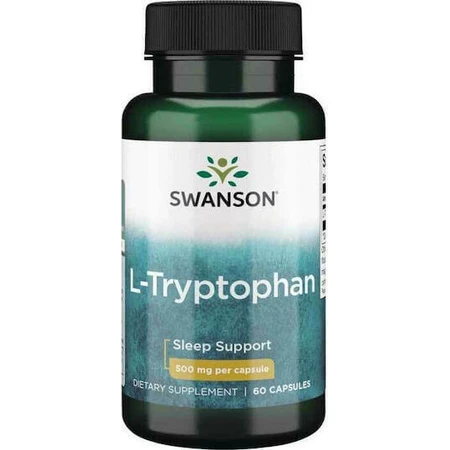 Swanson L-триптофан 500 мг добавка для сна 60 капс: цены и характеристики