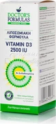 Doctor's Formulas Ліпосомальна формула Вітамін D3 Ліпосомальний вітамін для зміцнення імунної системи та здоров'я я яєць 2500iu 150мл