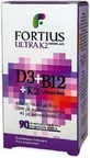 Geoplan Nutraceuticals Fortius Ultra K2 + D3 + B12 Вітамін для здоров'я яєць 90 сублінгвальних таблеток