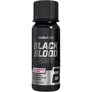 Biotech USA Black Blood Shot Pre Workout Supplement 60ml Grepfruit Pink Grepfruit Pink