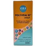 Полівітамінний сироп FOS Polyvital 10 для зміцнення енергії та імунітету 200мл: ціни та характеристики