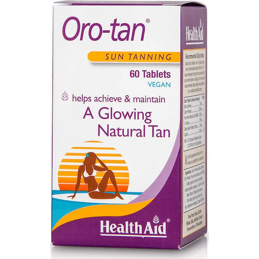 Спеціальна дієтична добавка Health Aid Oro-Tan 60 таб.: ціни та характеристики