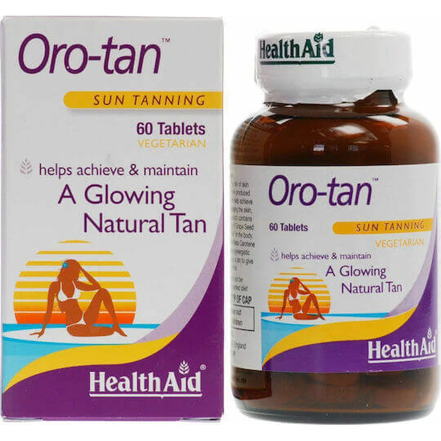 Спеціальна дієтична добавка Health Aid Oro-Tan 60 таб.: ціни та характеристики
