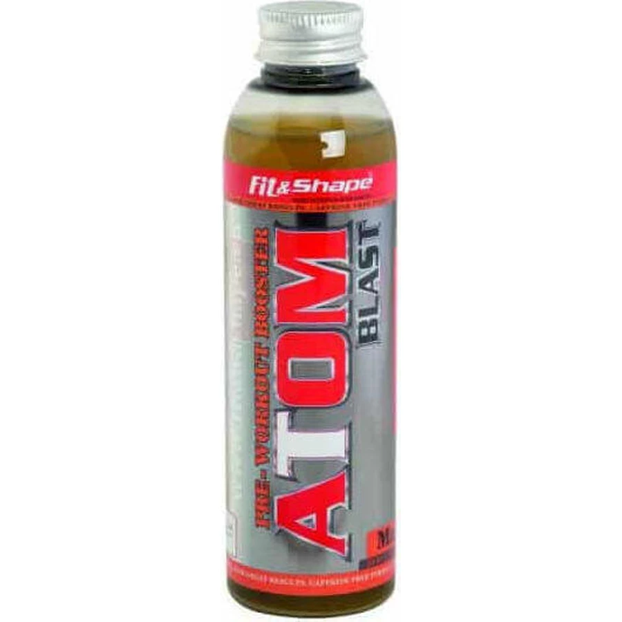 Fit & Shape Atom Blast Pre Workout Supplement 150ml Mango: цены и характеристики