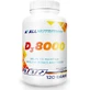 AllNutrition D3 8000 Вітамін для підтримки імунітету та здоров'я яєць 8000iu 120 таблеток