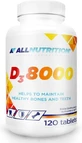 AllNutrition D3 8000 Вітамін для підтримки імунітету та здоров'я яєць 8000iu 120 таблеток