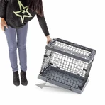 Ferplast (Ферпласт) Superior - Складна клітка для собак з двома або трьома дверцятами, 62х47х50 см: ціни та характеристики