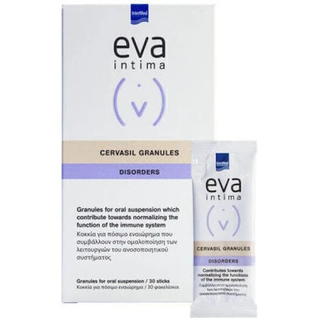 InterMed Eva Intima Cervasil Granules Disorders Immune System Strengthening Supplement 30 sachets: цены и характеристики