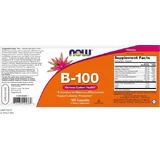 Now Foods B-100 Витамин для энергии, укрепления иммунитета и нервной системы 100 капс