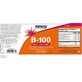 Now Foods B-100 Вітамін для зміцнення енергії, імунітету та нервової системи 100 капс.