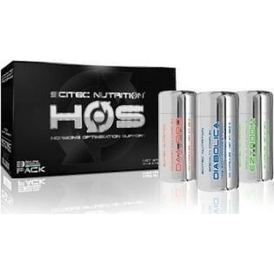 Scitec Nutrition H.O.S Triple Pack Тренувальна добавка для підвищення тестостерону 250 капсул: ціни та характеристики