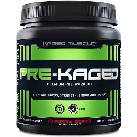 Kaged Muscle Pre-kaged Premium Предтреніровочная добавка 592гр Вишнева бомба перед тренуванням Kaged Muscle Pre-kaged Premium: ціни та характеристики