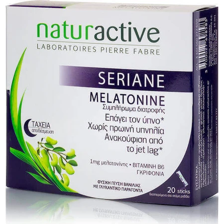 Naturactive Seriane Melatonin Sleep Supplement 20 пакетиков Ваниль: цены и характеристики