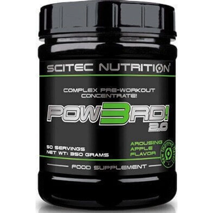 Scitec Nutrition Pow3rd 2.0 предтренировочная добавка 350 гр. яблоко: цены и характеристики