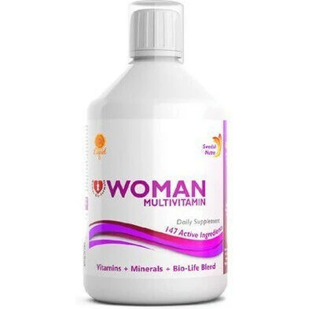 Swedish Nutra Woman-multi Мультивитамины для энергии, укрепления иммунитета и нервной системы Апельсин 500 мл: цены и характеристики
