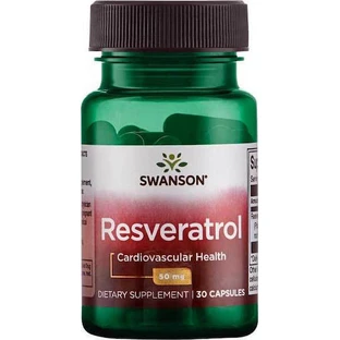 Swanson Resveratrol 50mg Пищевая добавка Special 30 капс
